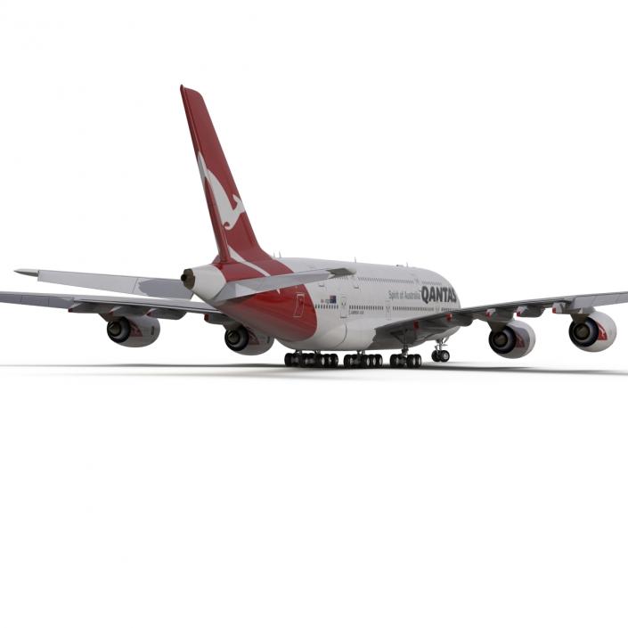 Airbus A380-800 Qantas 3D