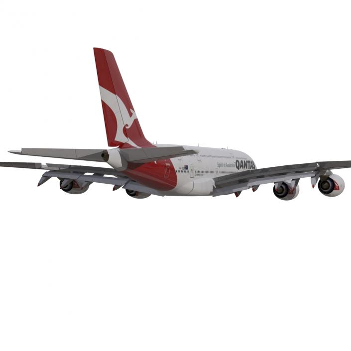 Airbus A380-800 Qantas 3D