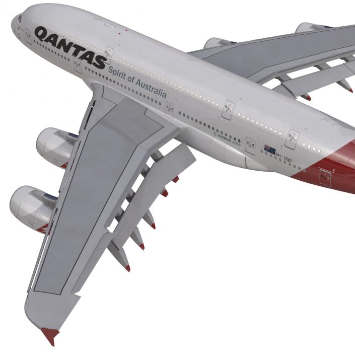 Airbus A380-800 Qantas 3D