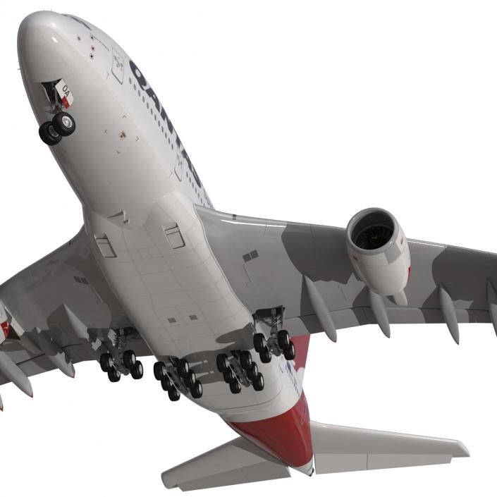 Airbus A380-800 Qantas 3D