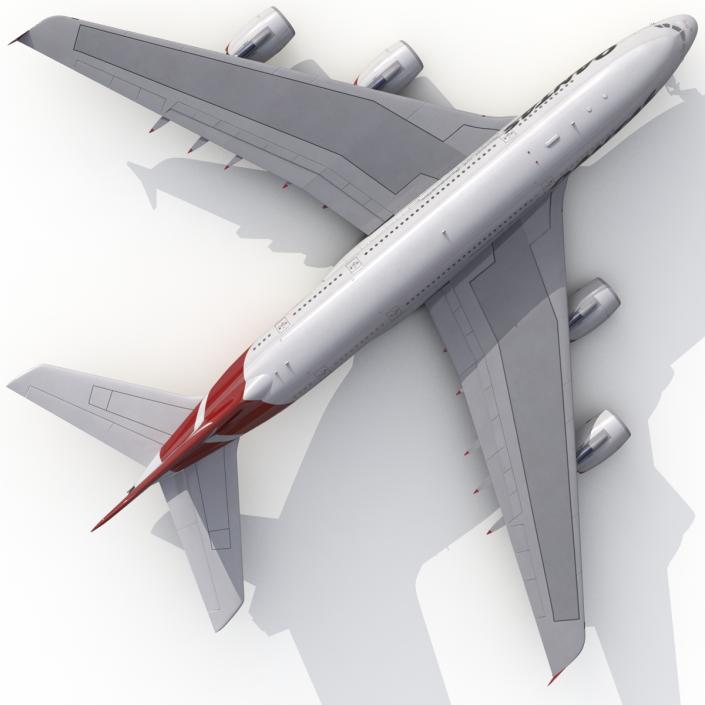 Airbus A380-800 Qantas 3D