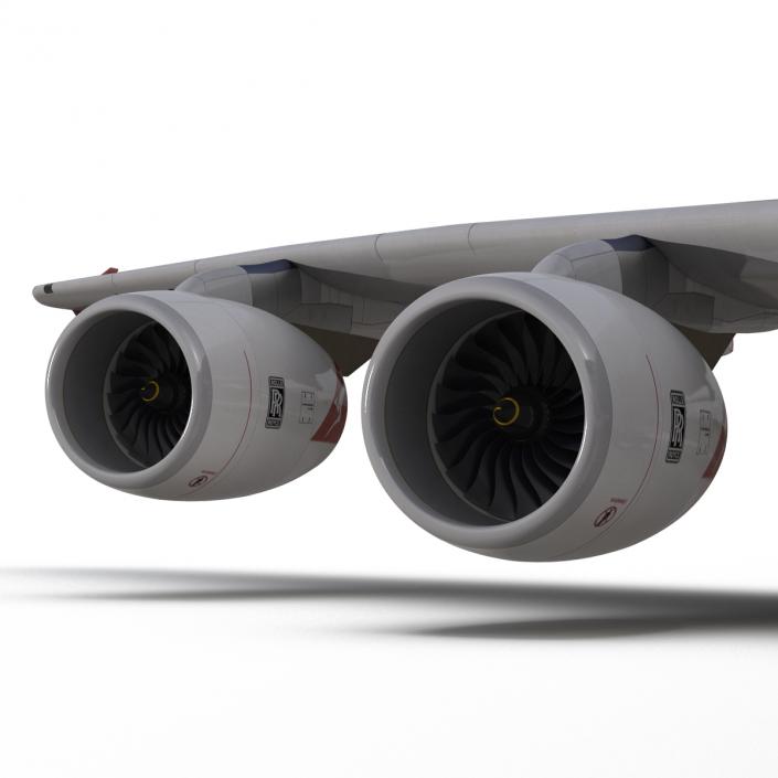 Airbus A380-800 Qantas 3D