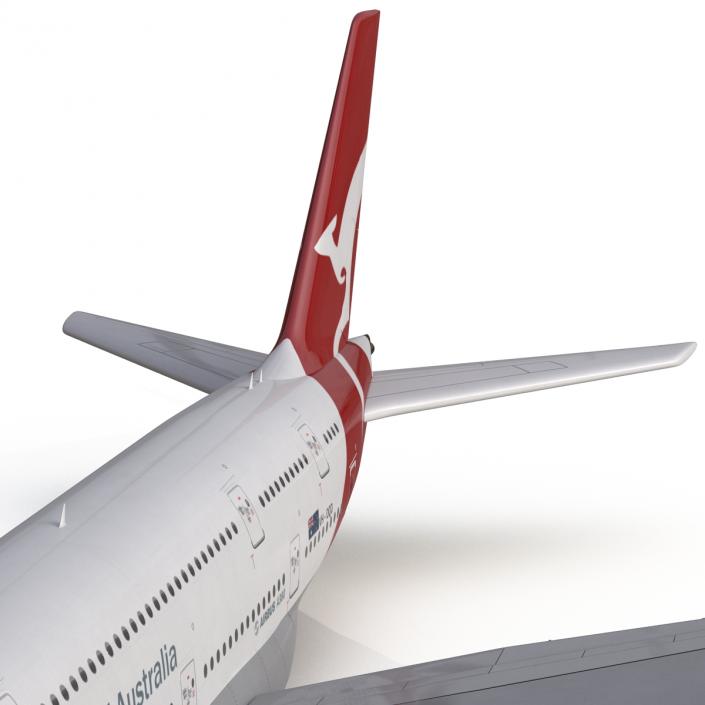 Airbus A380-800 Qantas 3D