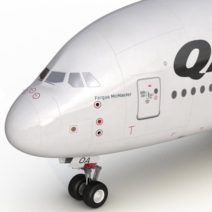 Airbus A380-800 Qantas 3D