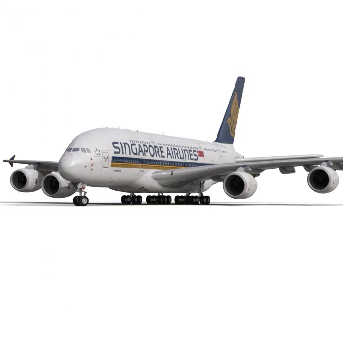 Airbus A380-800 Singapore Airlines 3D model