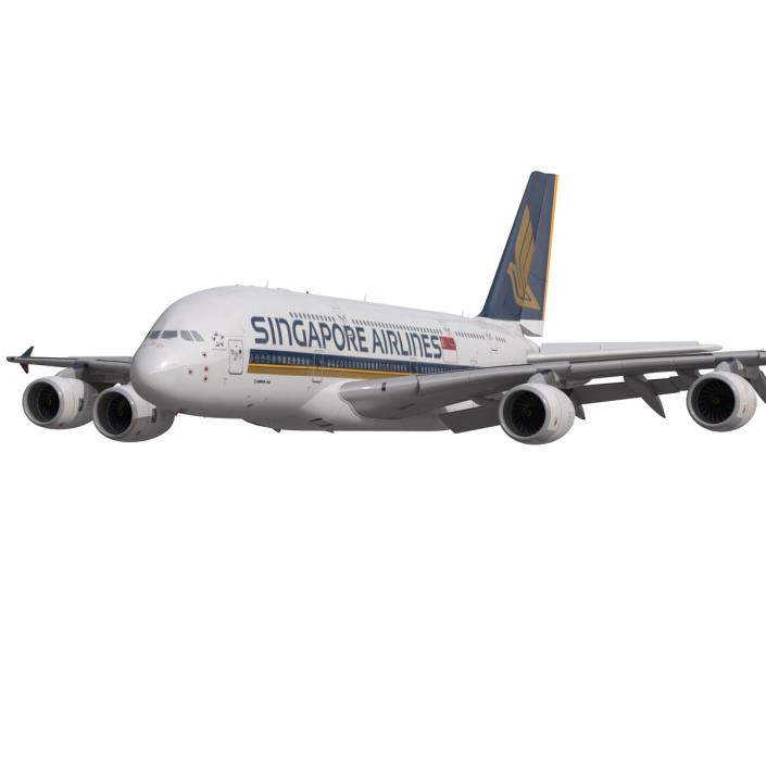 Airbus A380-800 Singapore Airlines 3D model