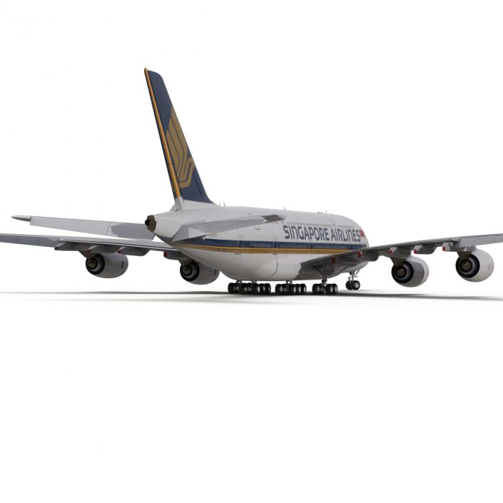 Airbus A380-800 Singapore Airlines 3D model