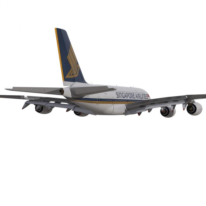 Airbus A380-800 Singapore Airlines 3D model