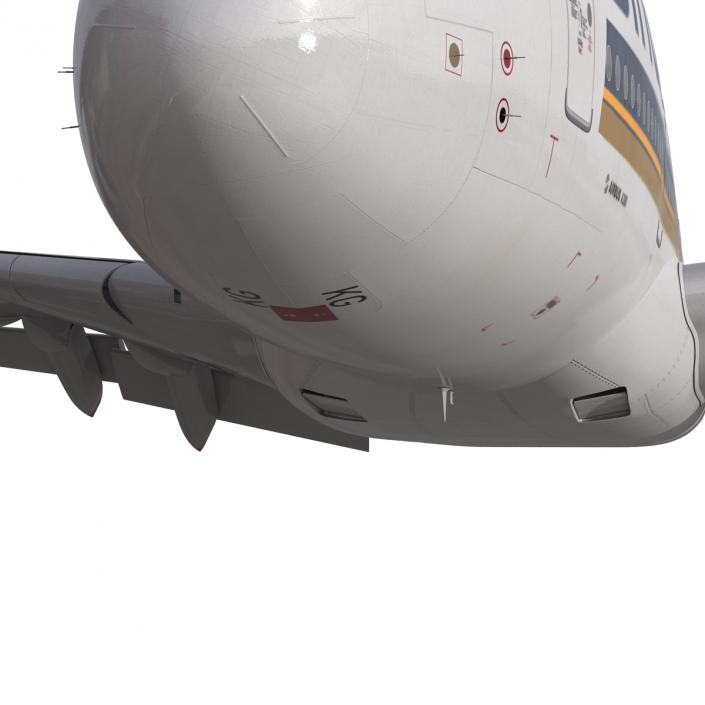 Airbus A380-800 Singapore Airlines 3D model