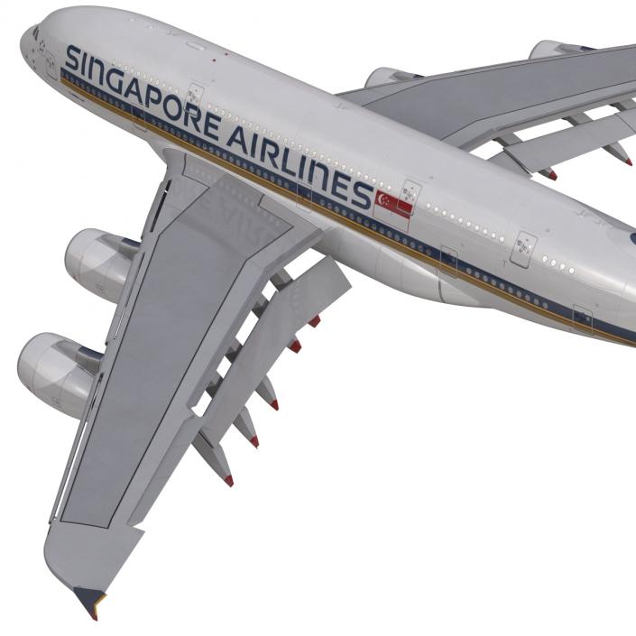 Airbus A380-800 Singapore Airlines 3D model