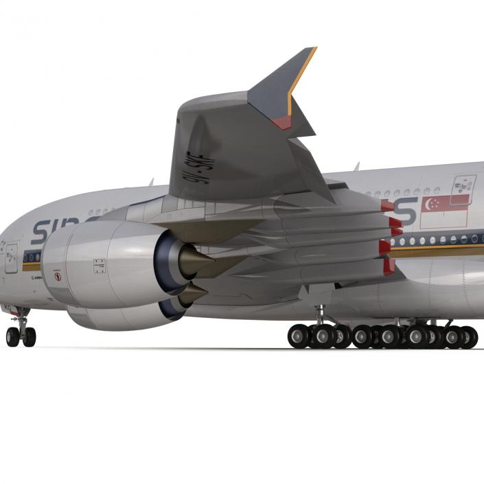 Airbus A380-800 Singapore Airlines 3D model