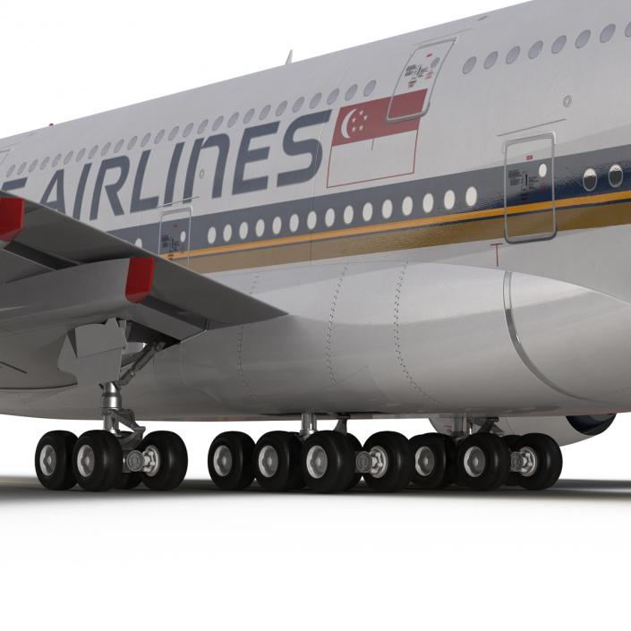 Airbus A380-800 Singapore Airlines 3D model