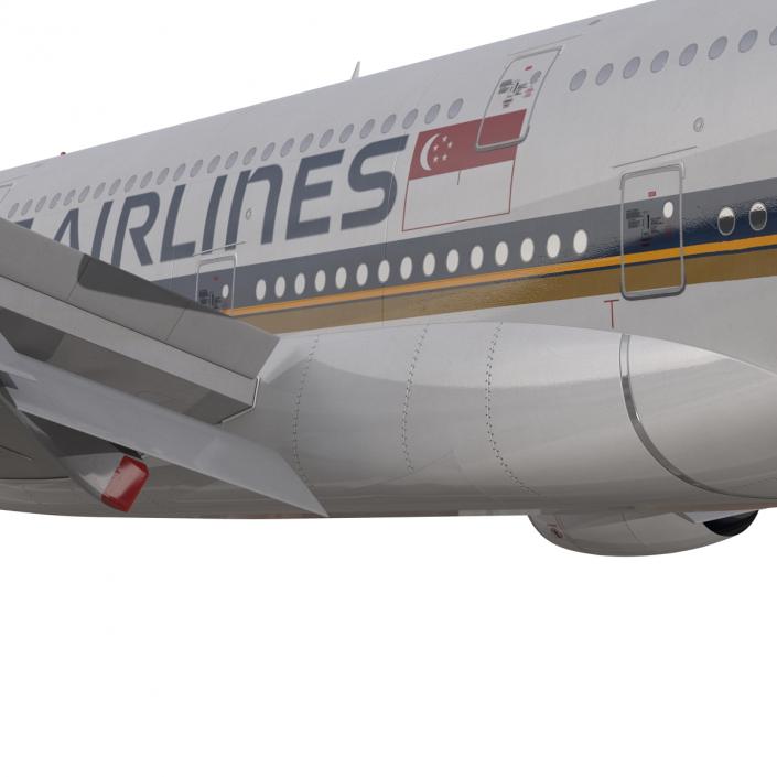 Airbus A380-800 Singapore Airlines 3D model