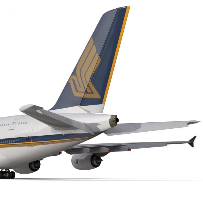 Airbus A380-800 Singapore Airlines 3D model