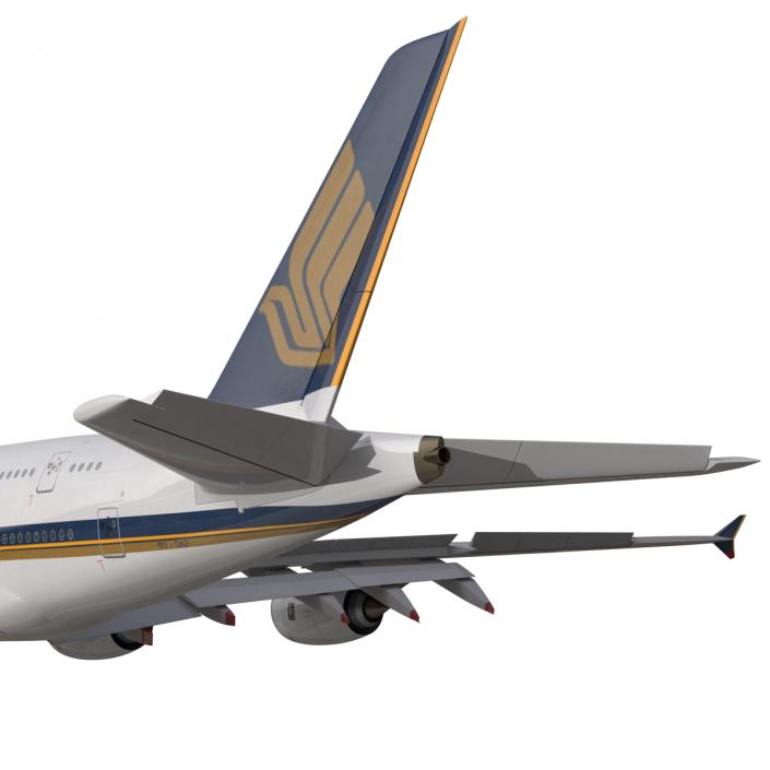 Airbus A380-800 Singapore Airlines 3D model