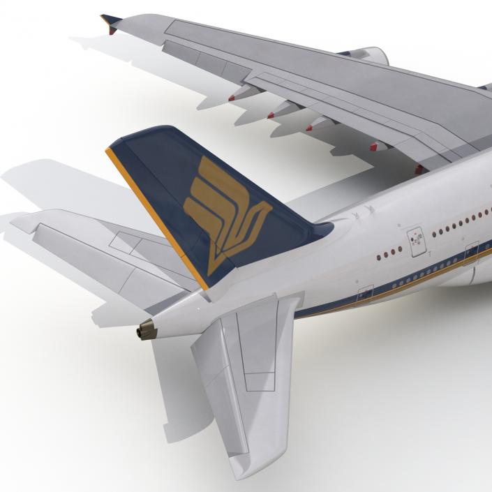 Airbus A380-800 Singapore Airlines 3D model