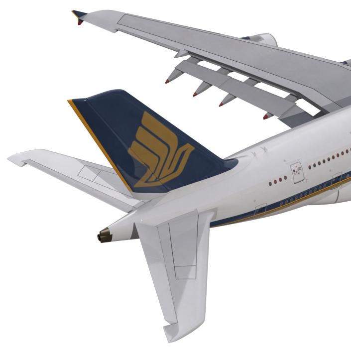 Airbus A380-800 Singapore Airlines 3D model