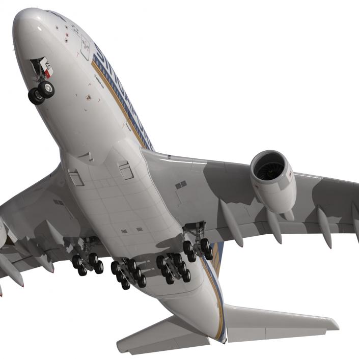 Airbus A380-800 Singapore Airlines 3D model