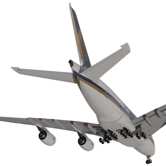 Airbus A380-800 Singapore Airlines 3D model