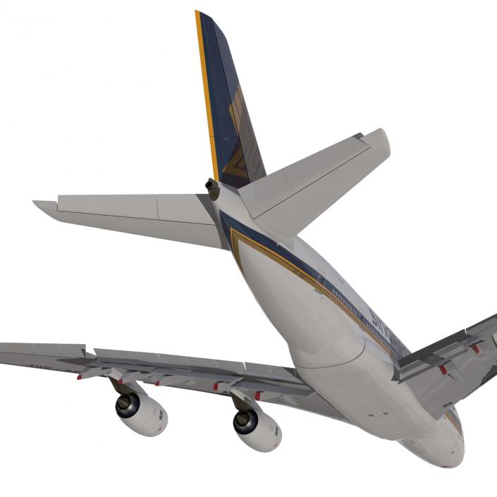 Airbus A380-800 Singapore Airlines 3D model