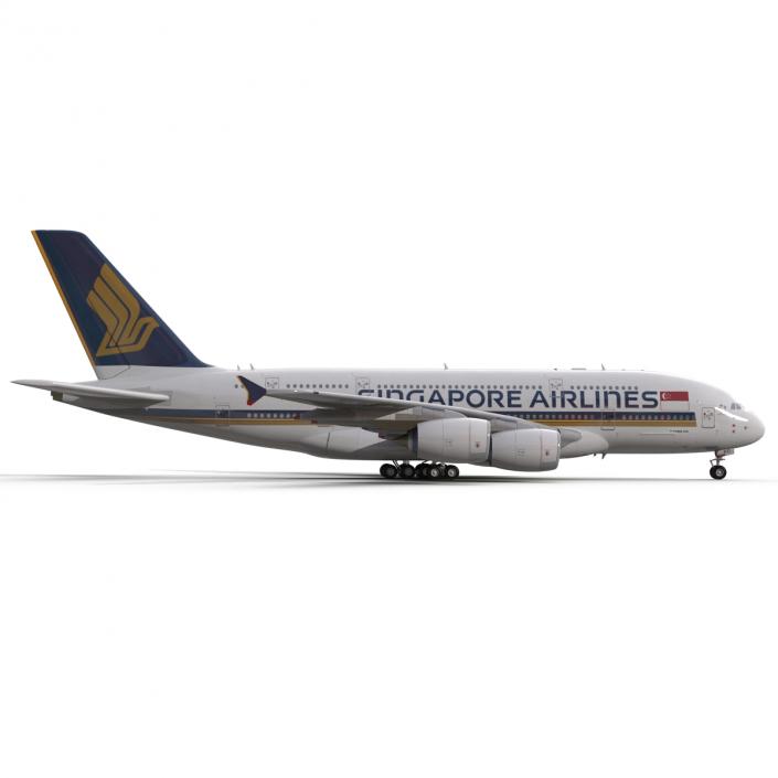 Airbus A380-800 Singapore Airlines 3D model