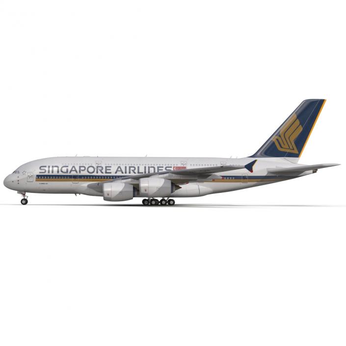 Airbus A380-800 Singapore Airlines 3D model