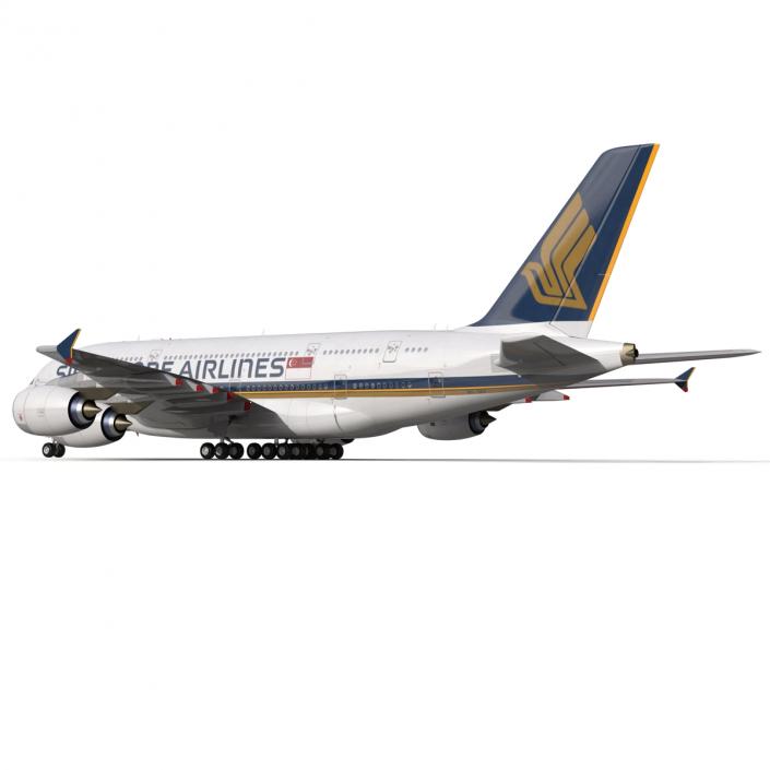 Airbus A380-800 Singapore Airlines 3D model