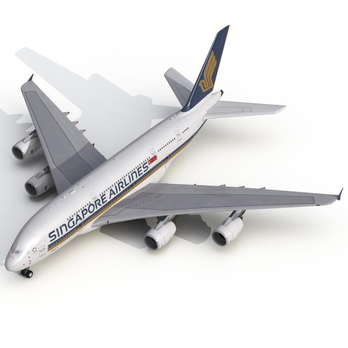 Airbus A380-800 Singapore Airlines 3D model