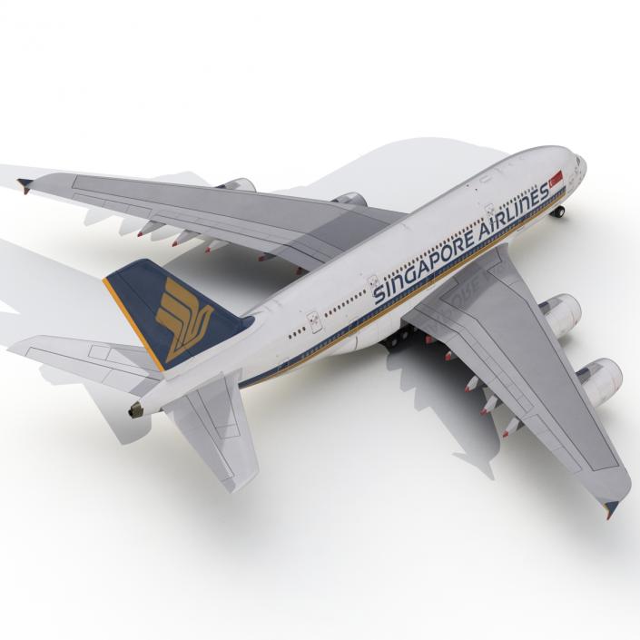 Airbus A380-800 Singapore Airlines 3D model