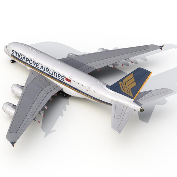 Airbus A380-800 Singapore Airlines 3D model