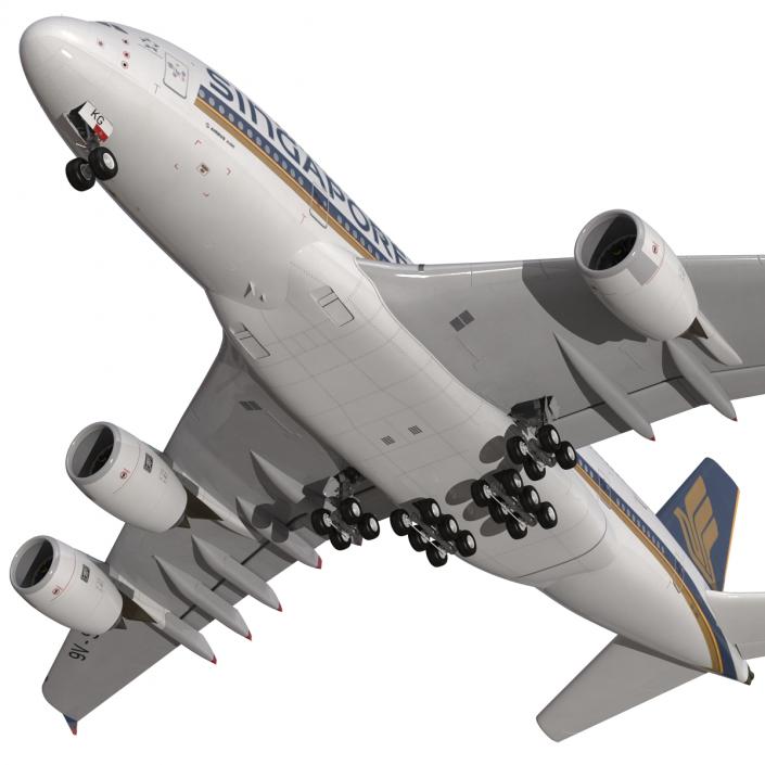 Airbus A380-800 Singapore Airlines 3D model