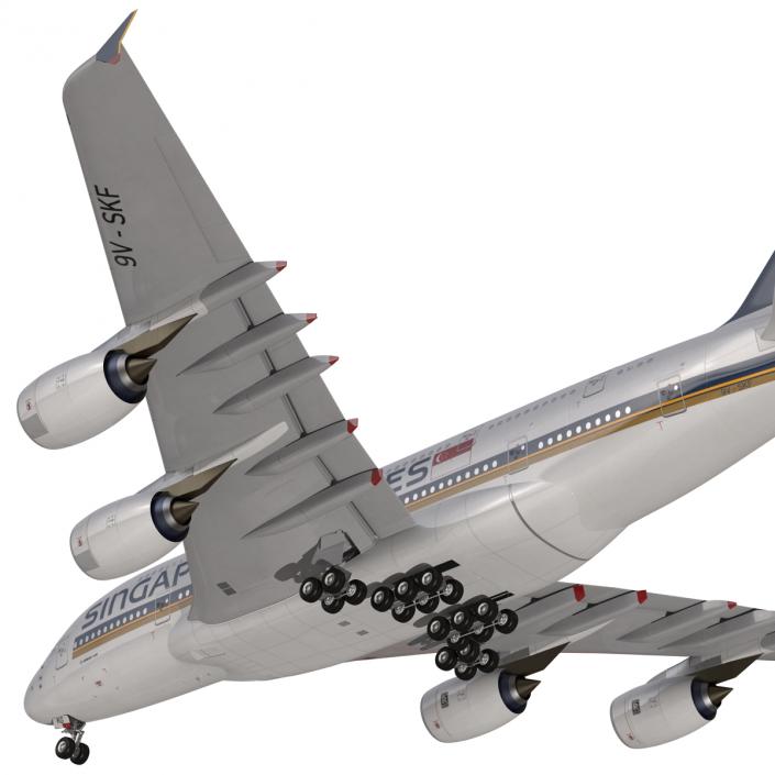 Airbus A380-800 Singapore Airlines 3D model