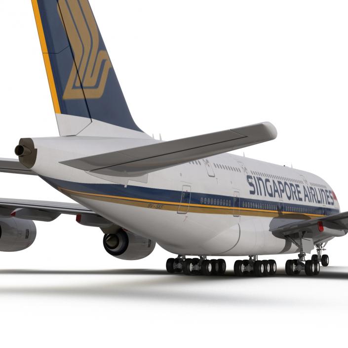 Airbus A380-800 Singapore Airlines 3D model