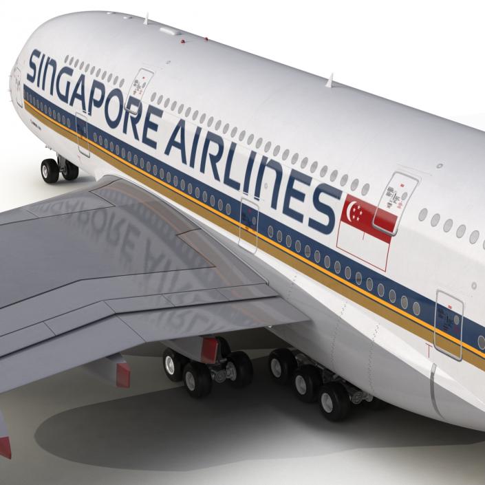 Airbus A380-800 Singapore Airlines 3D model