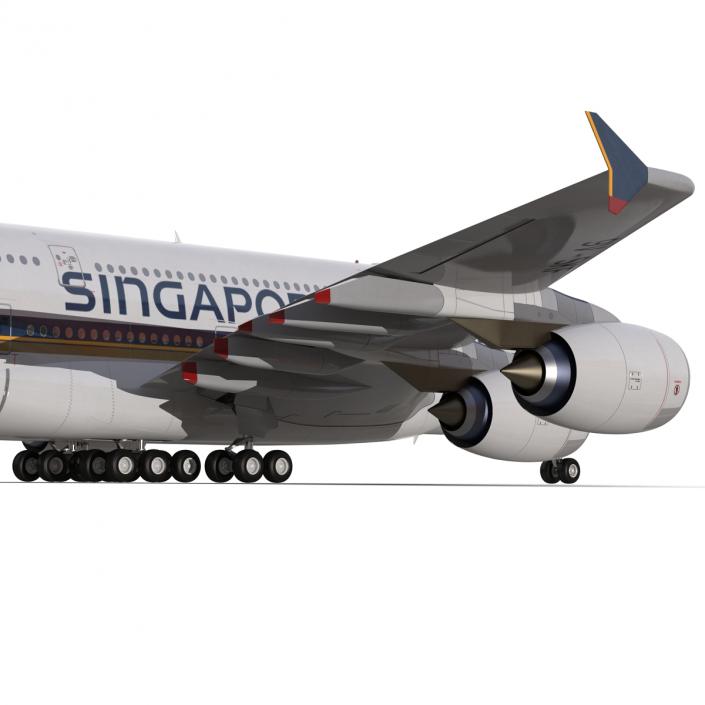 Airbus A380-800 Singapore Airlines 3D model