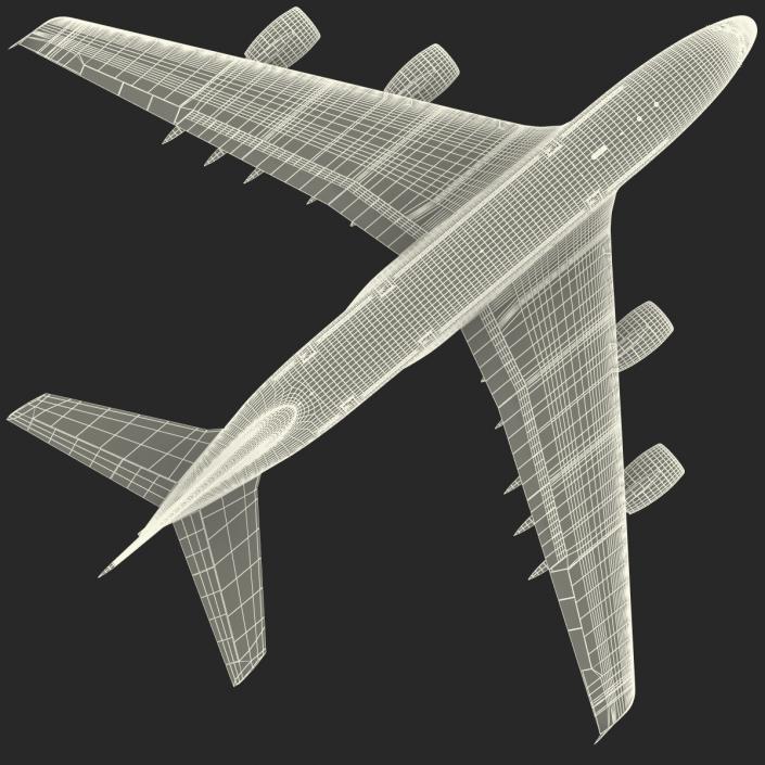 Airbus A380-800 Singapore Airlines 3D model