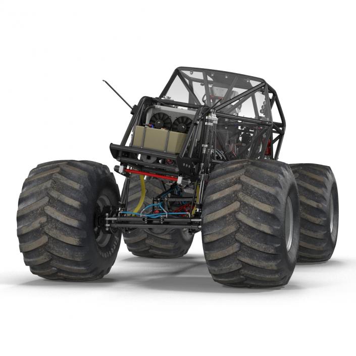 3D model Monster Truck Bigfoot 2 Rigged