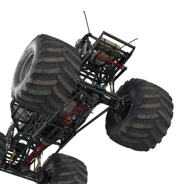 3D model Monster Truck Bigfoot 2 Rigged