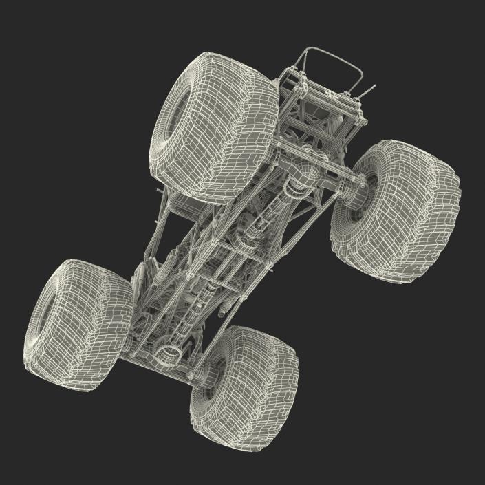 3D model Monster Truck Bigfoot 2 Rigged