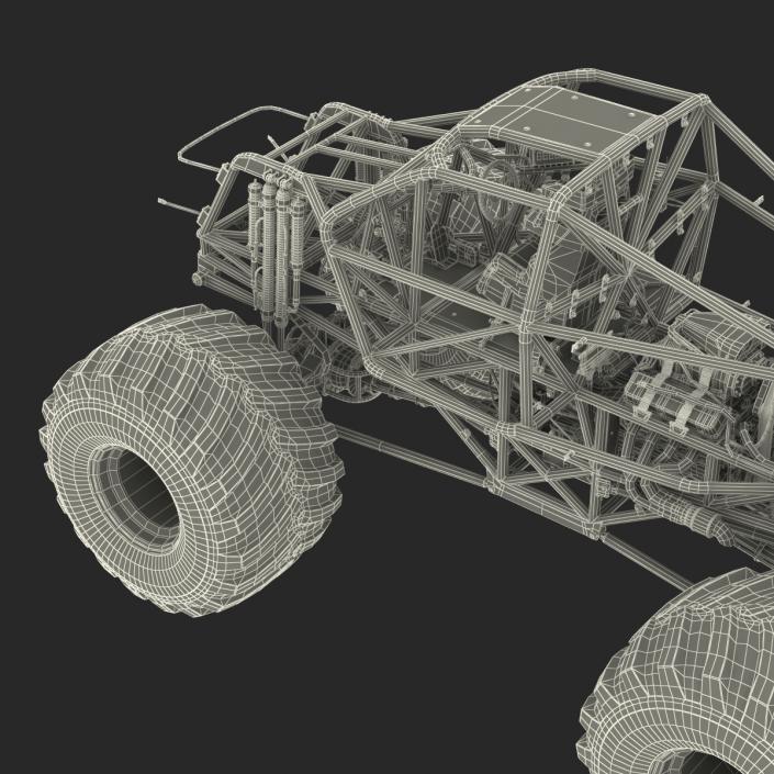 3D model Monster Truck Bigfoot 2 Rigged