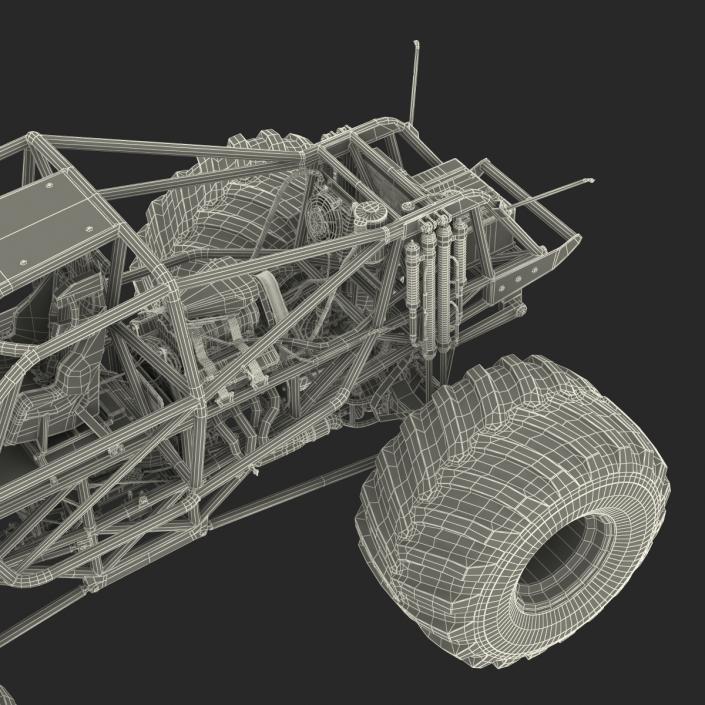 3D model Monster Truck Bigfoot 2 Rigged