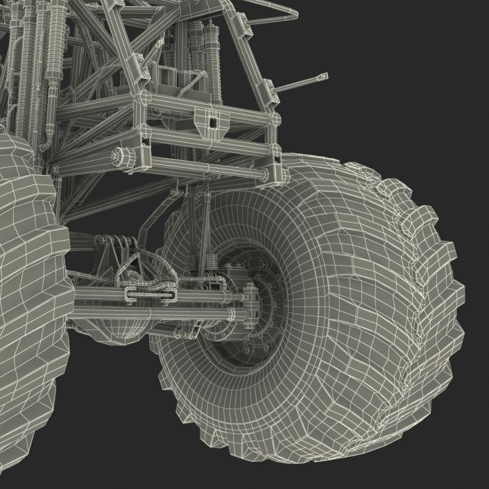 3D model Monster Truck Bigfoot 2 Rigged