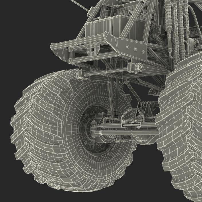 3D model Monster Truck Bigfoot 2 Rigged