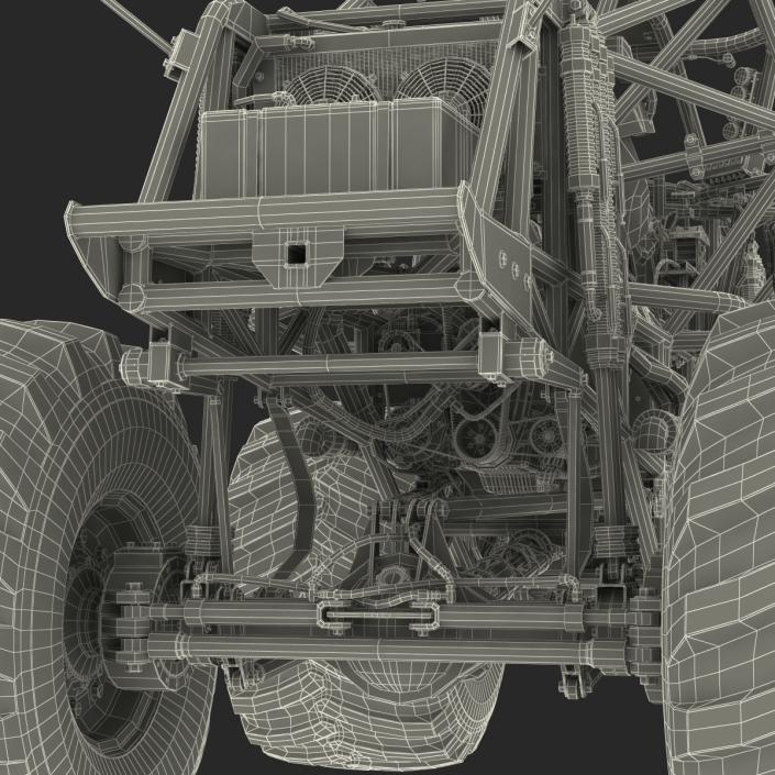 3D model Monster Truck Bigfoot 2 Rigged