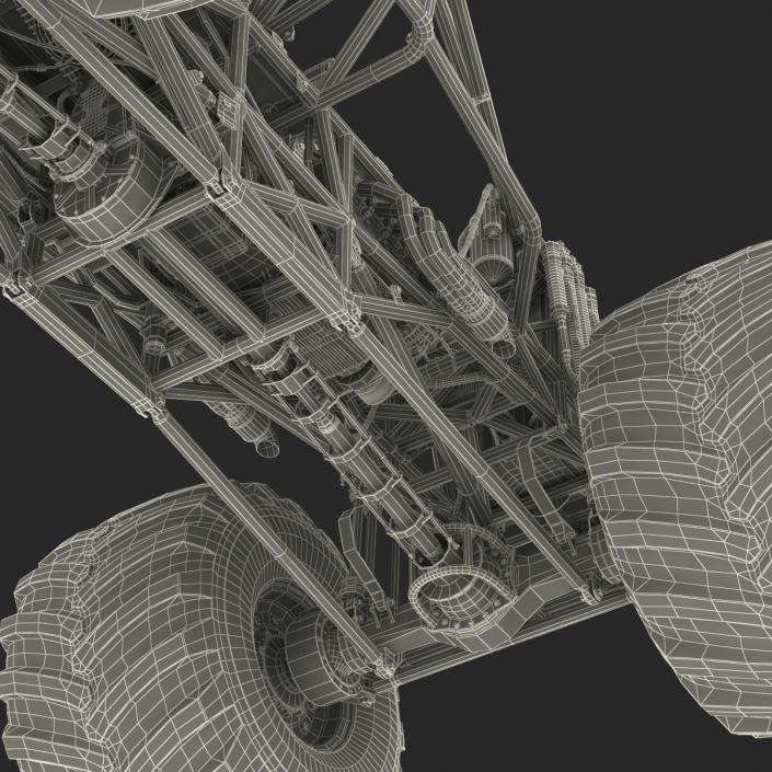 3D model Monster Truck Bigfoot 2 Rigged