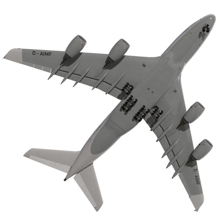 3D model Airbus A380-800 Lufthansa