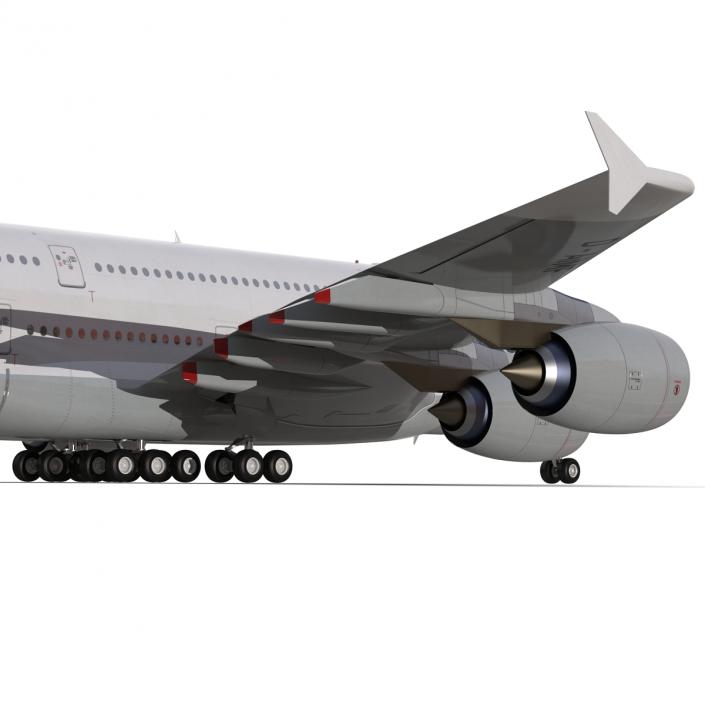 3D model Airbus A380-800 Lufthansa