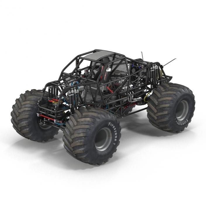 3D Monster Truck Bigfoot 2 model