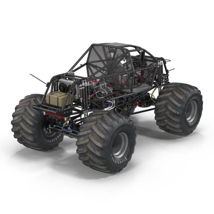 3D Monster Truck Bigfoot 2 model