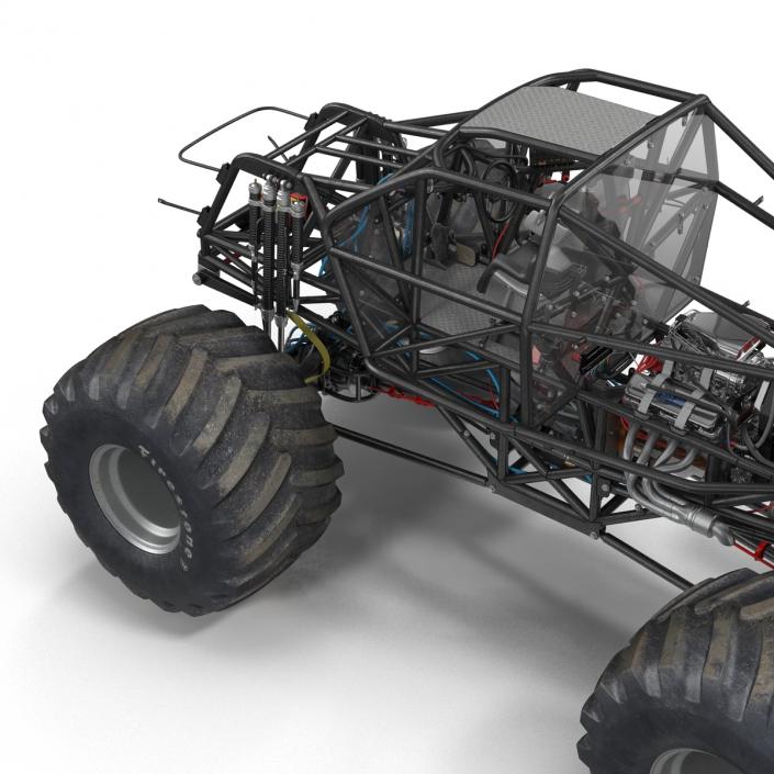 3D Monster Truck Bigfoot 2 model